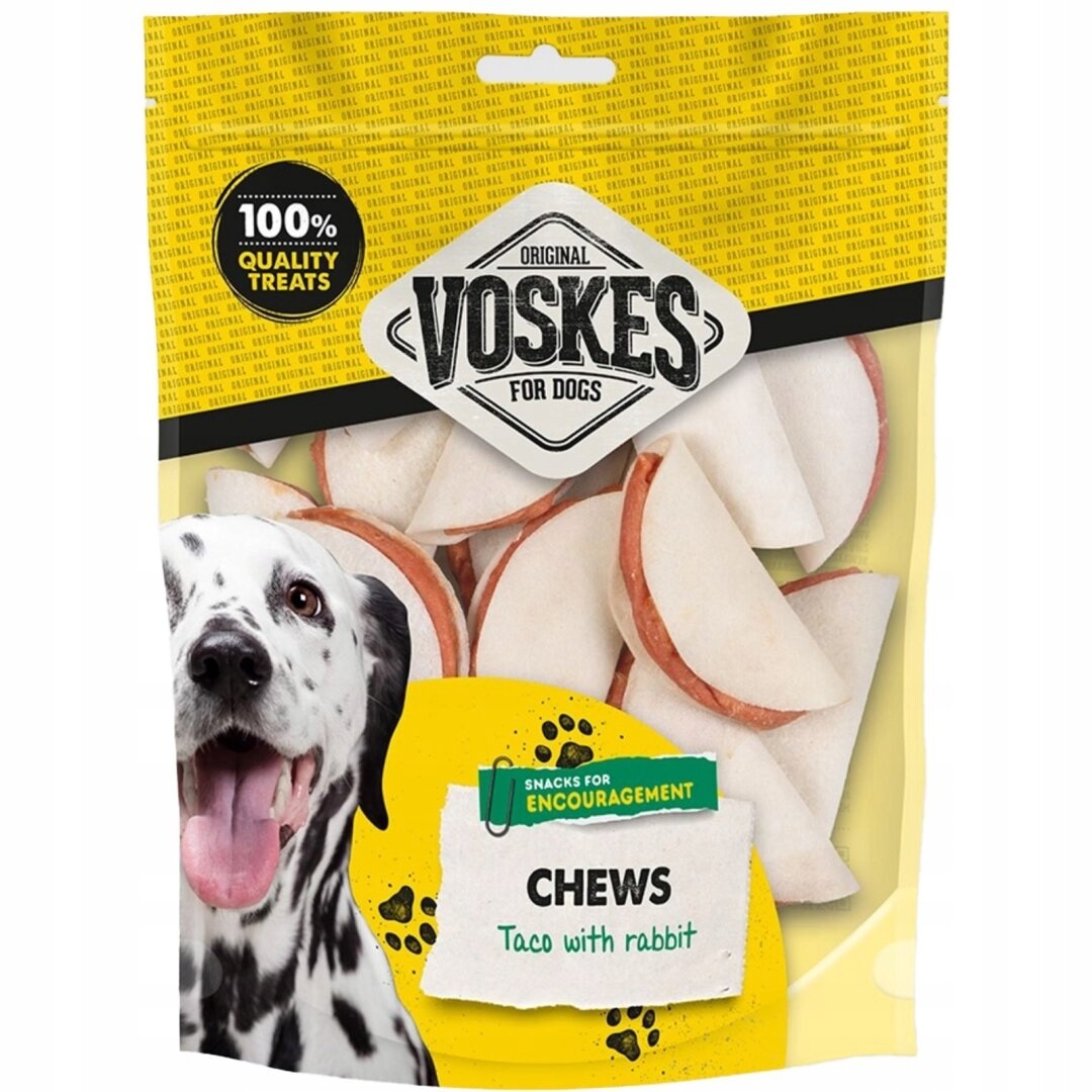 Voskes Taco With Rabbit – pamlsky z králičího a hovězího masa pro psa