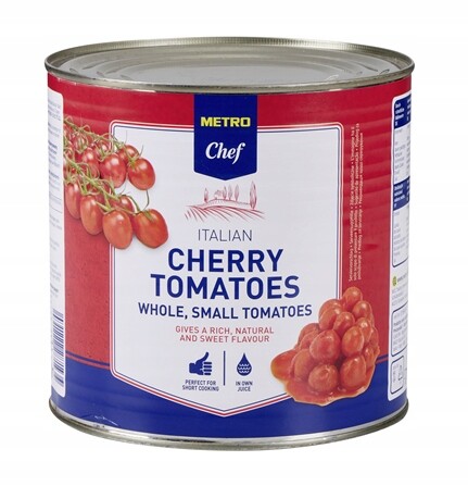Metro Chef Koktejlová rajčata v rajčatové omáčce 2,5 kg