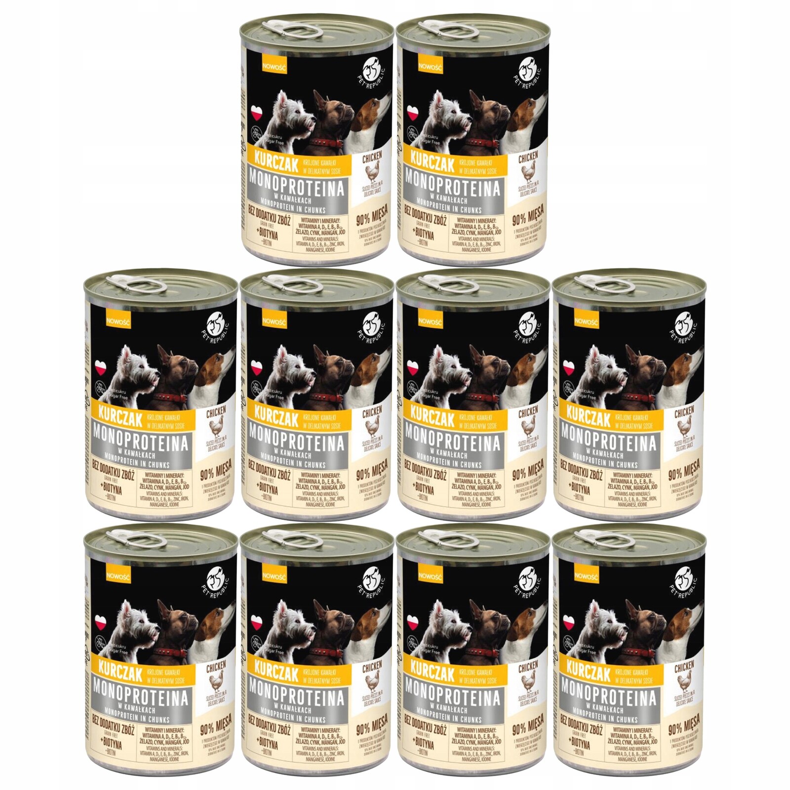 Pet Republic Mono Protein krmivo pro psy Kuře 10 x 400 g