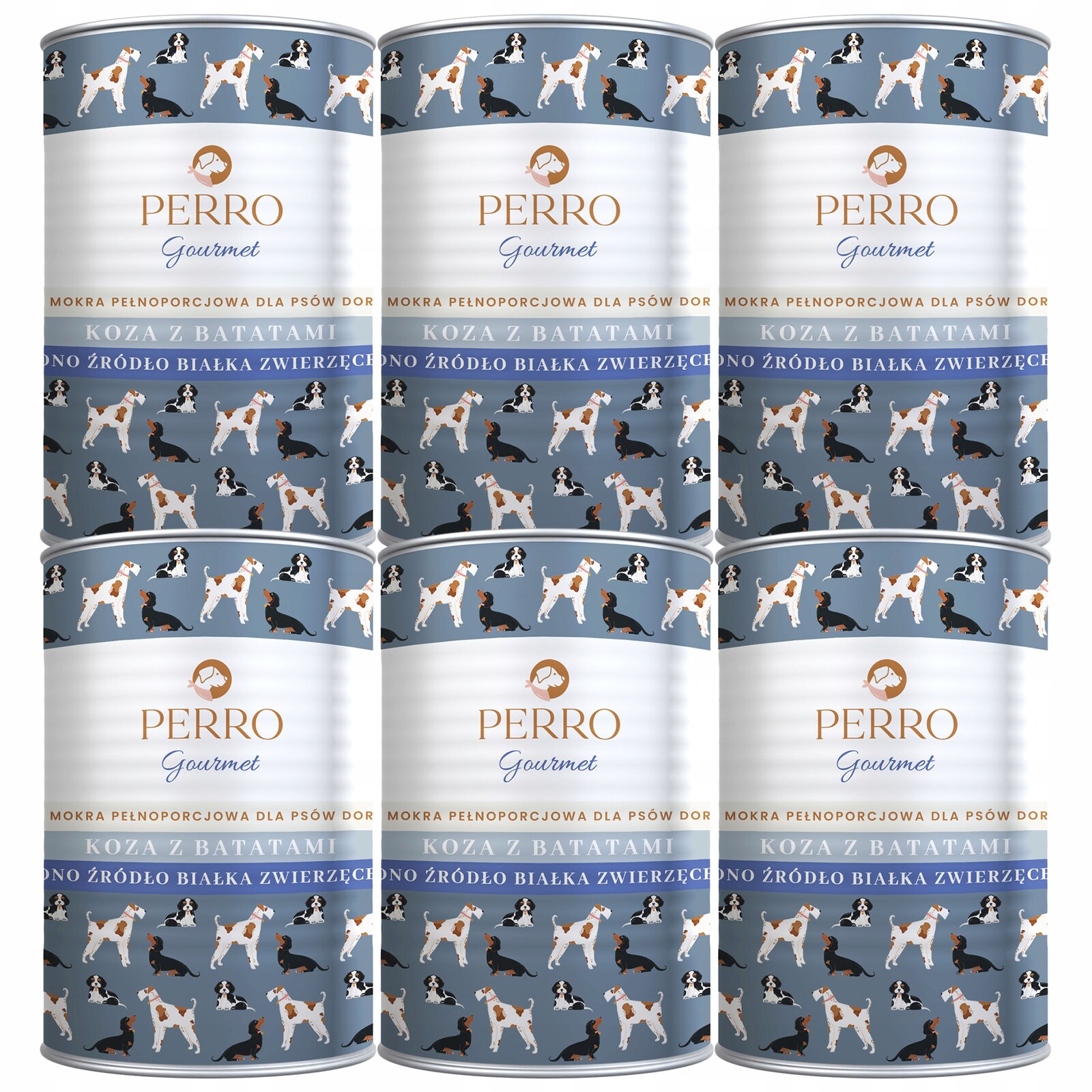 Perro Gourmet Krmivo mokré pro psa Koza s batáty 6 x 400 g