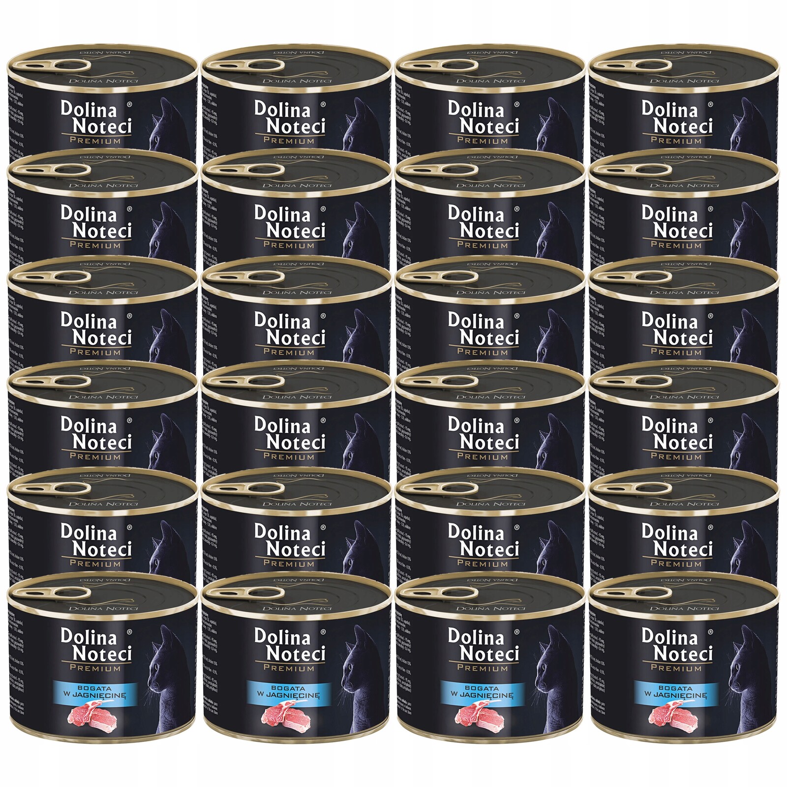 Dolina Noteci Premium Krmivo kočka jehněčí 24x185g