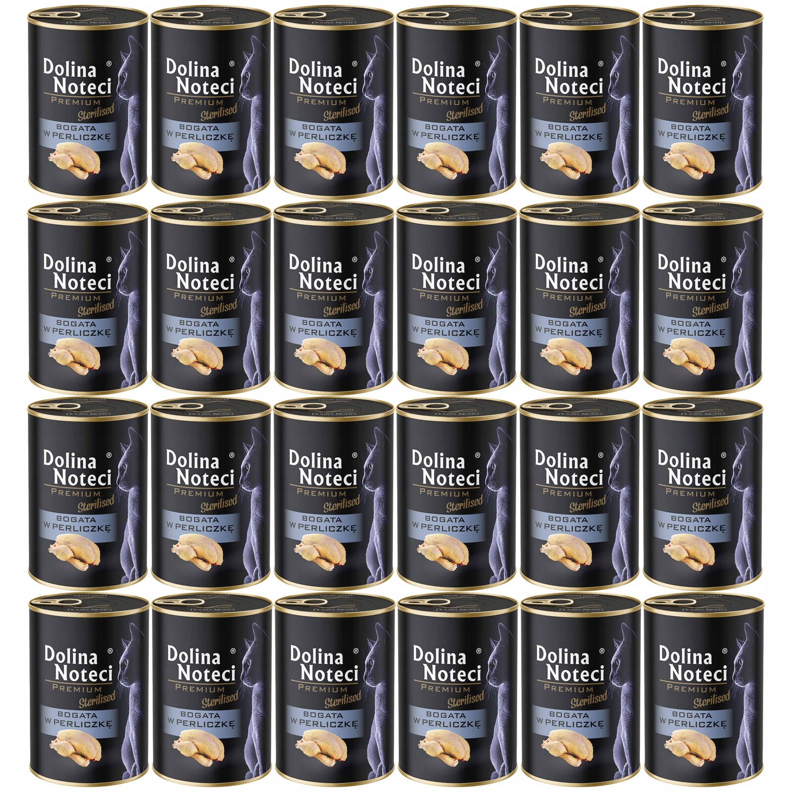 Dolina Noteci Premium Sterilised Mokré krmivo pro kočky Perlička 24 x 400 g