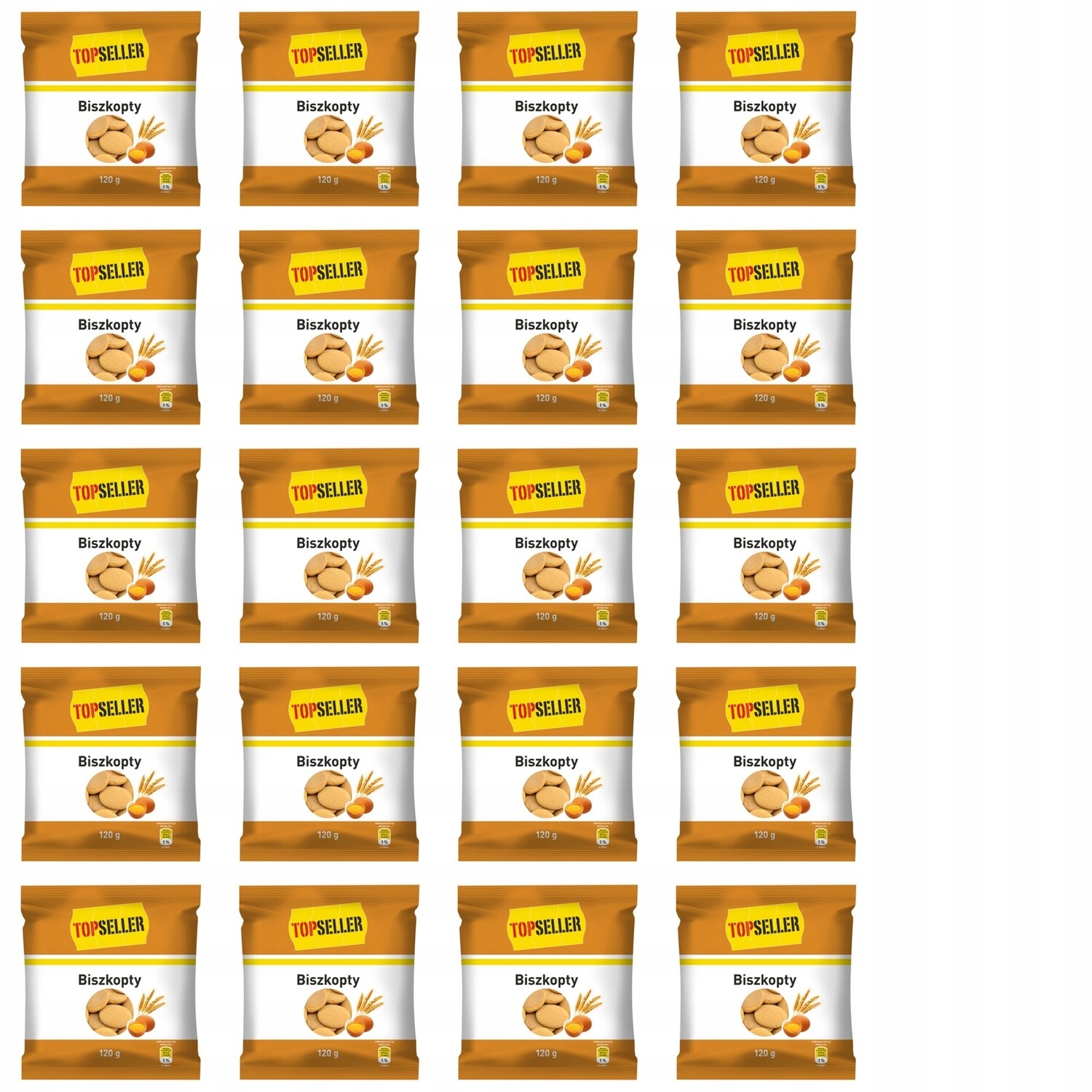 20 x 120 g Topseller piškoty