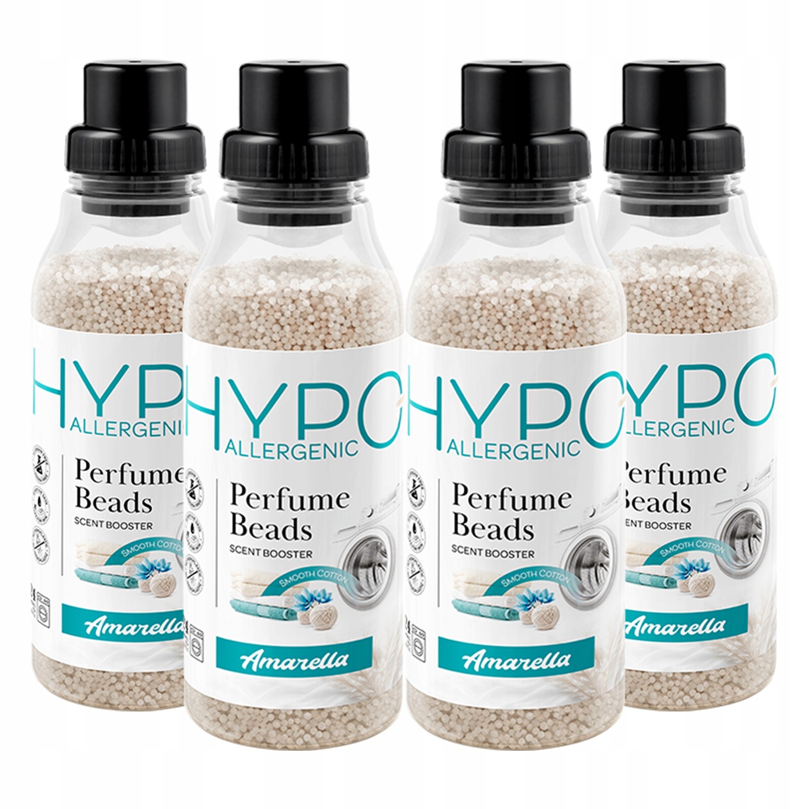 Sada vonných perliček na praní Amarella Hypoalergenní 4 x 370 g granule