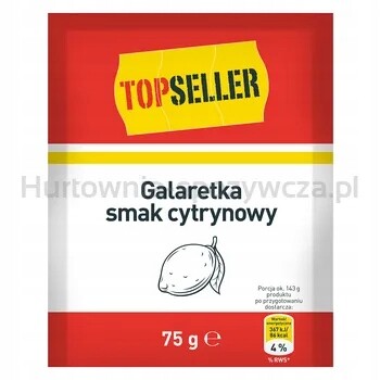 Topseller Želé citronová příchuť 75 g