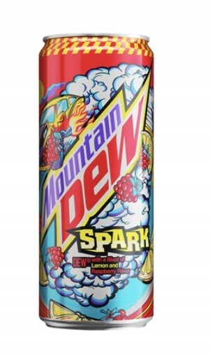Mountain Dew Sycený nápoj Spark 24 x 330 ml [kauce]