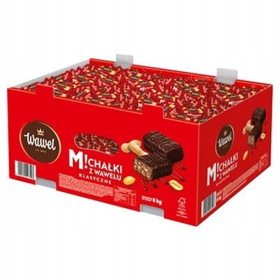 1 x 8 kg Wawel Michałki klasické bonbóny Karton