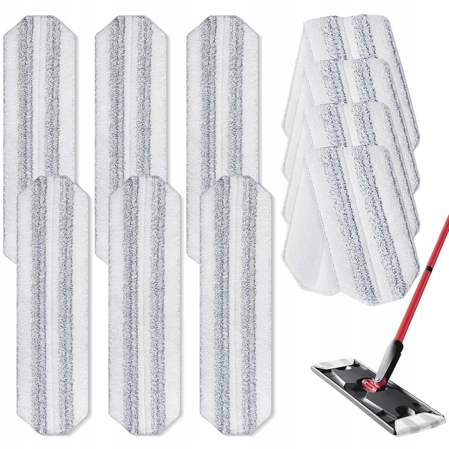 10 Vložka Do Mopu Vileda H2pro, návleky na mop pro O-Cedar H2pro