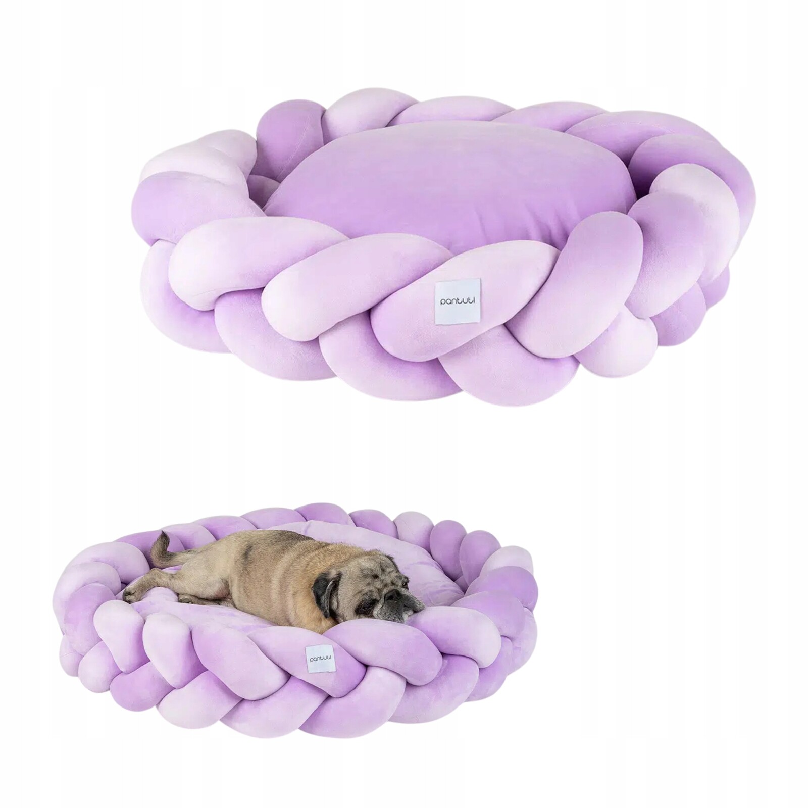 Elegantní pelíšek pro psa Elżbieta barva fialová #60 S