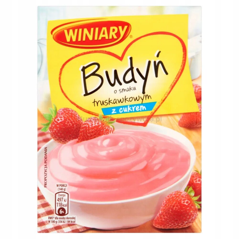 Winiary Puding s jahodovým cukrem 60 g