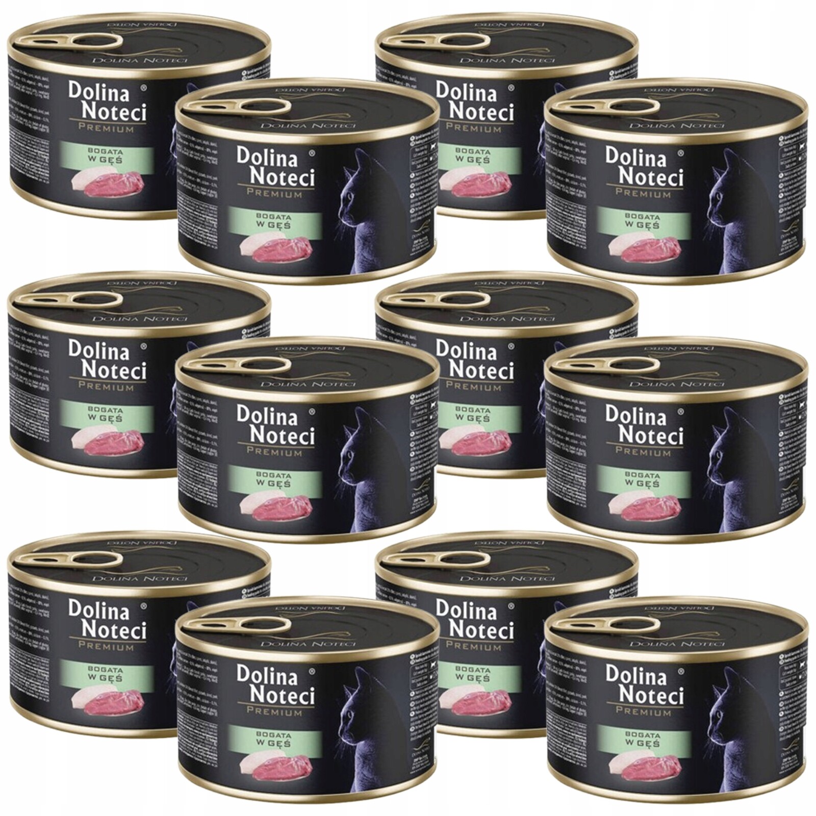 Dolina Noteci Premium Krmivo mokré pro kočky Husa 12 x 185 g bez obilovin