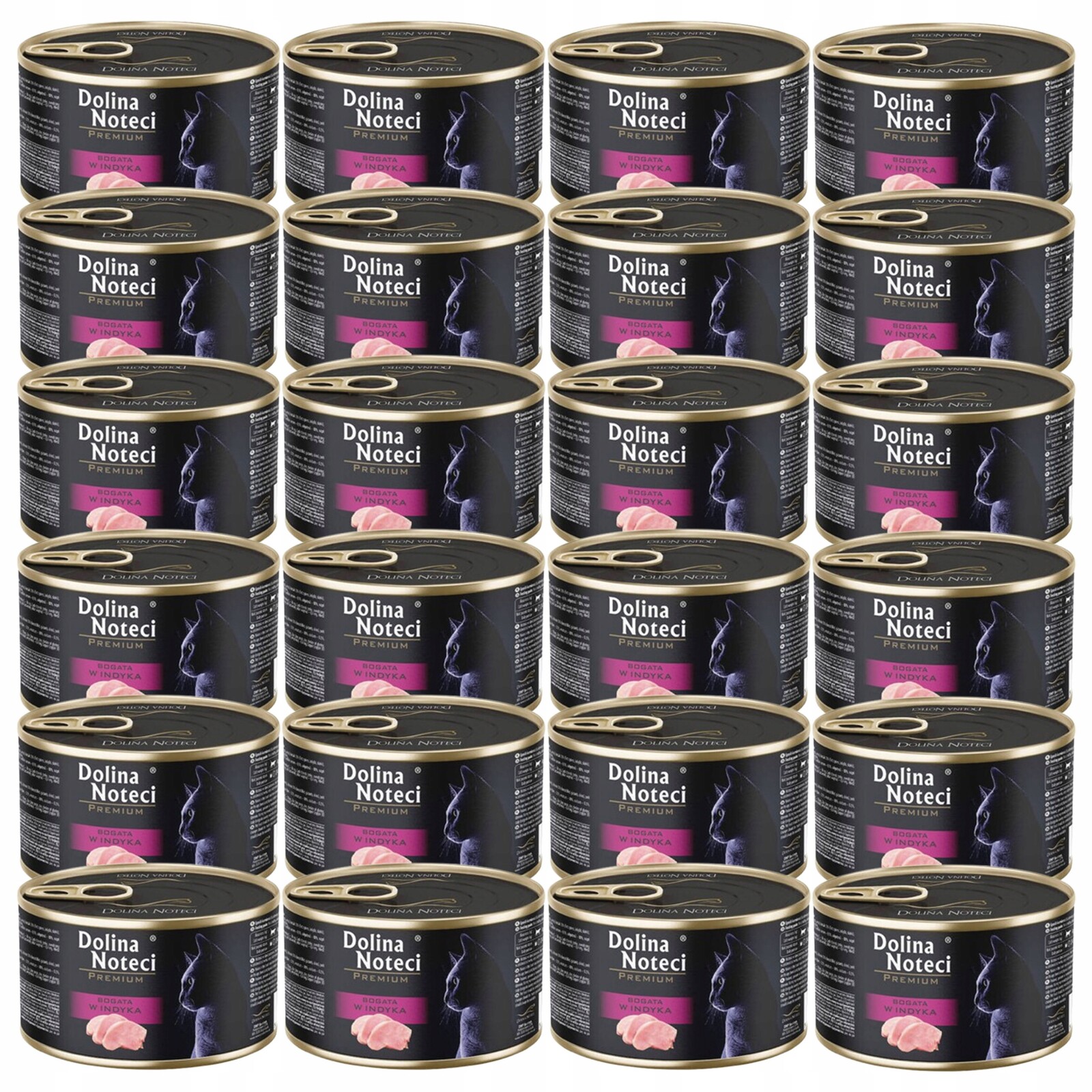 Dolina Noteci Premium Krmivo mokré pro kočky Krůta 24 x 185 g bez obilovin