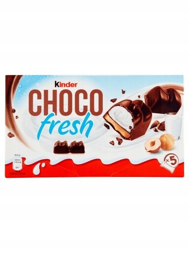 5 x Kinder Choco Fresh tyčinky 5 ks 102,5 g Ferrero