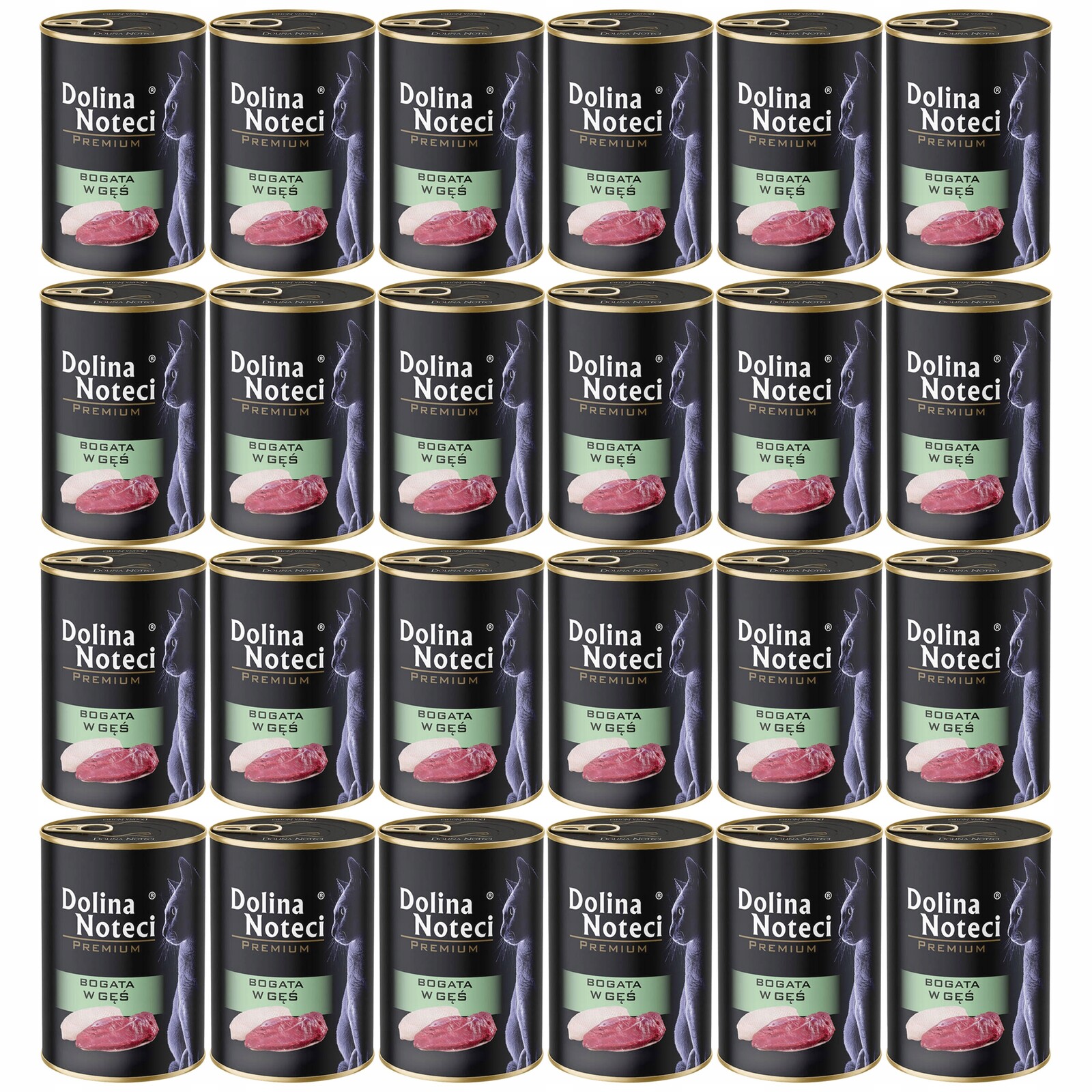 Dolina Noteci Premium Mokré krmivo pro kočky Husa 24 x 400 g bez obilovin