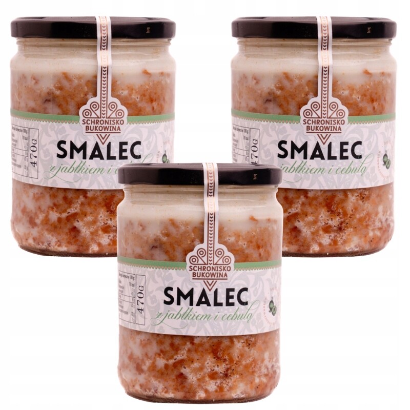 Sádlo s jablkem a cibulkou 470 g Schronisko Bukowina Přírodní tradiční
