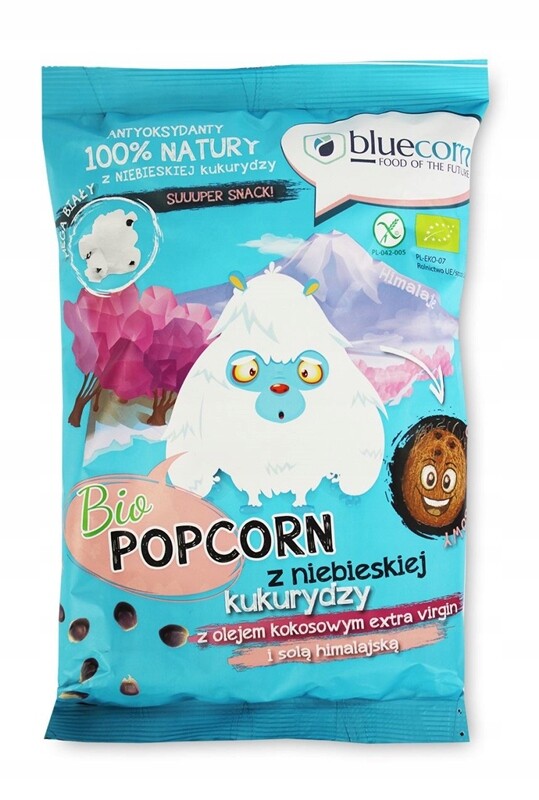 Popcorn Z Modr. Kukuřice S Koko Olejem A Solí 50 G Bio Popcrop