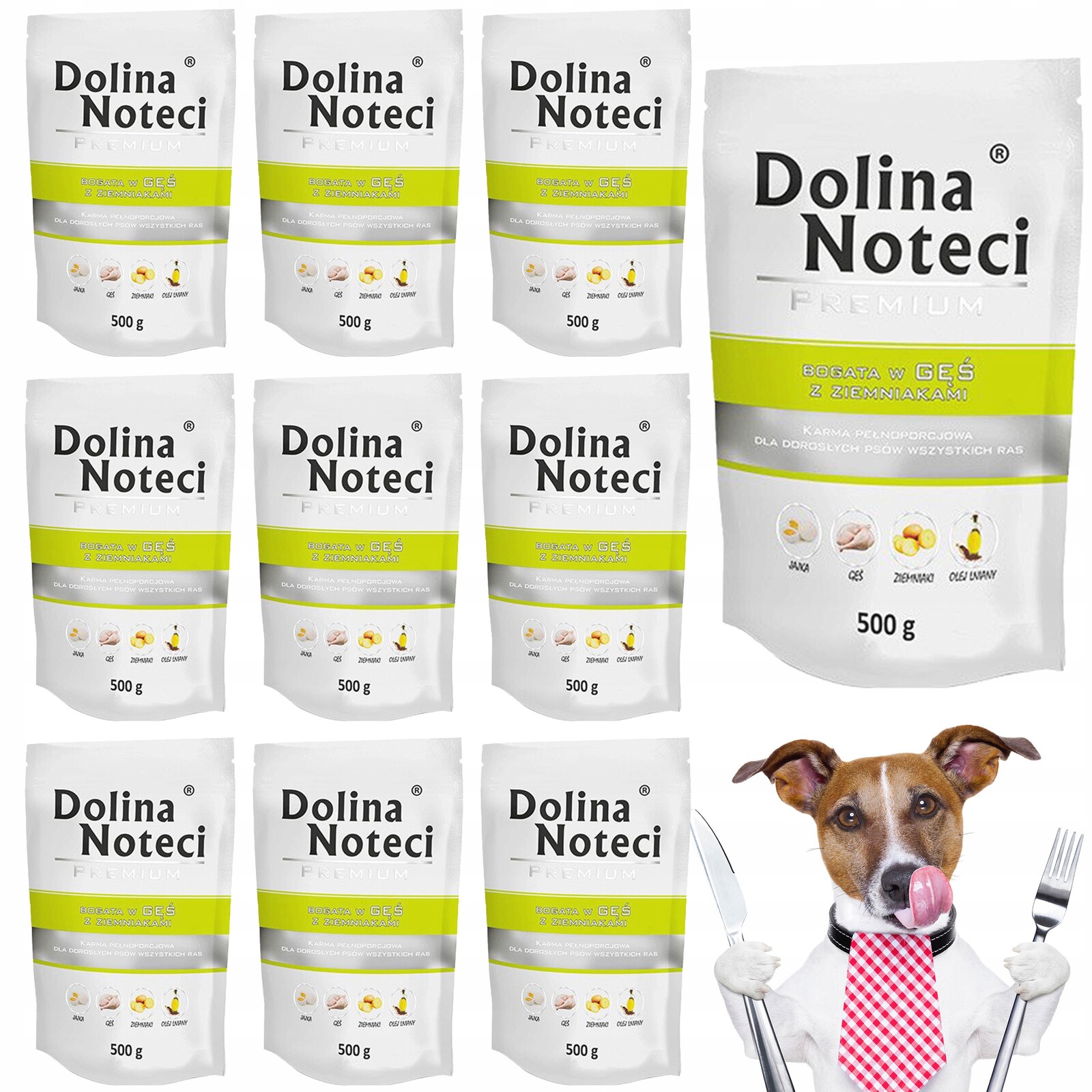 Dolina Noteci Premium Krmivo pro psy Husa 10 x 500 g