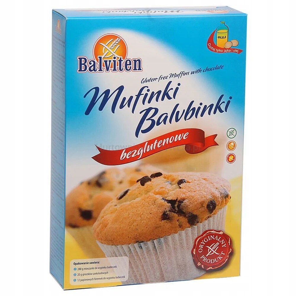 Balviten Mufinky Balvbinki s kousky čokolády 280 g.