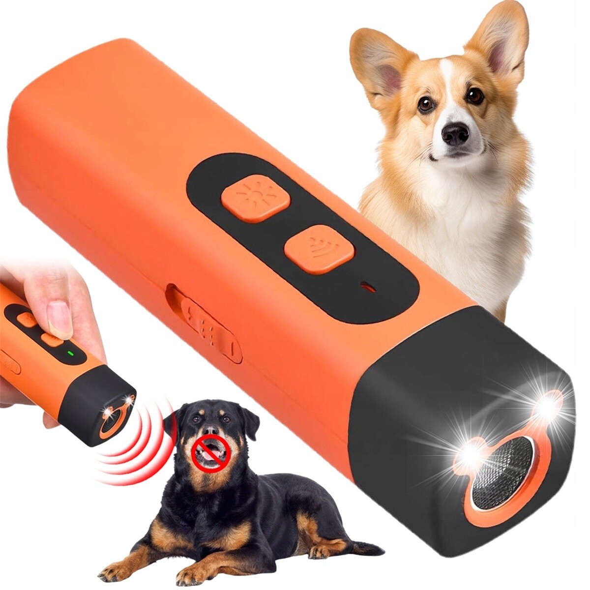 Usb Bark Stopper Ultrazvukový Led Pro Agresivní Psy 25-30KHZ