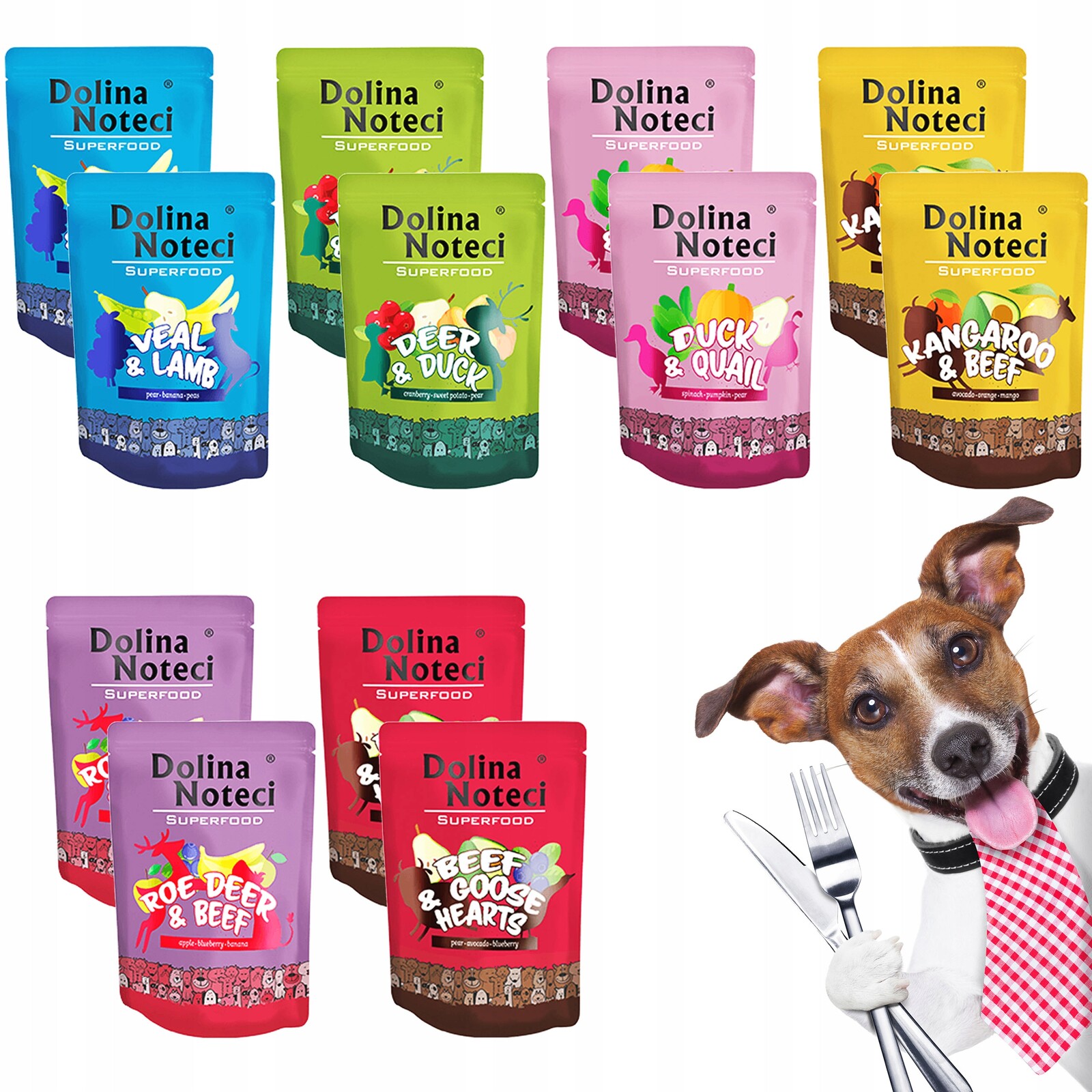 Dolina Noteci Superfood Krmivo pro psy MIX 12 x 300 g