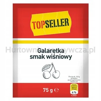 Topseller Želé třešňová příchuť 75 g