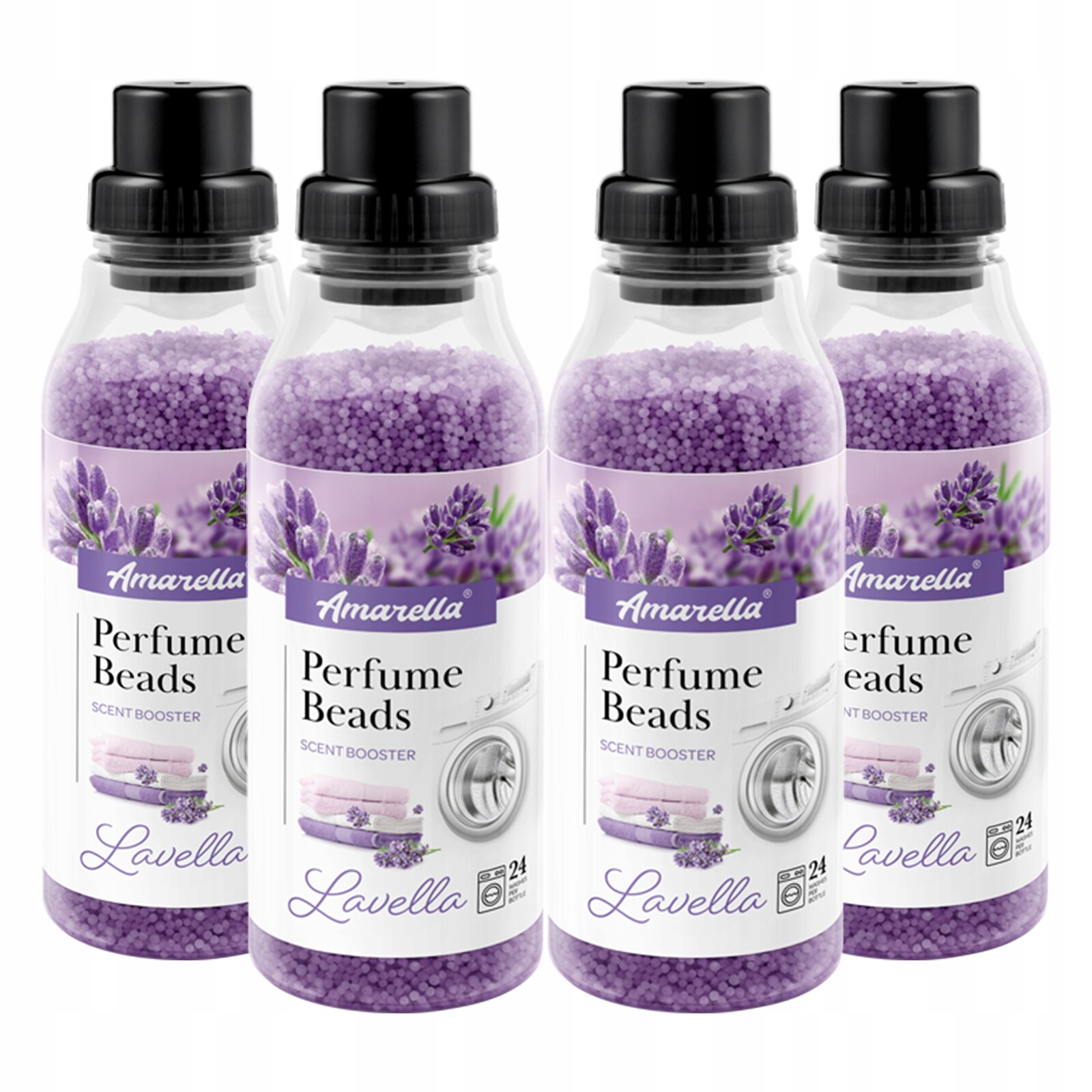 Sada vonných perliček na praní Amarella Lavella 4x370g granule