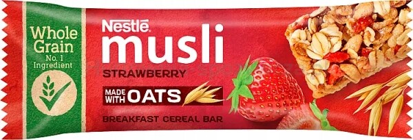 Nestle Tyčinka Musli Jahoda 35 G