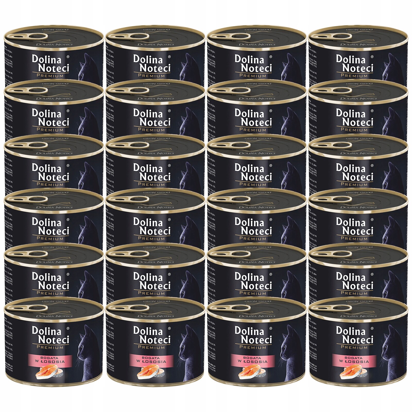 Dolina Noteci Premium Krmivo pro kočky s lososem 24x185 g