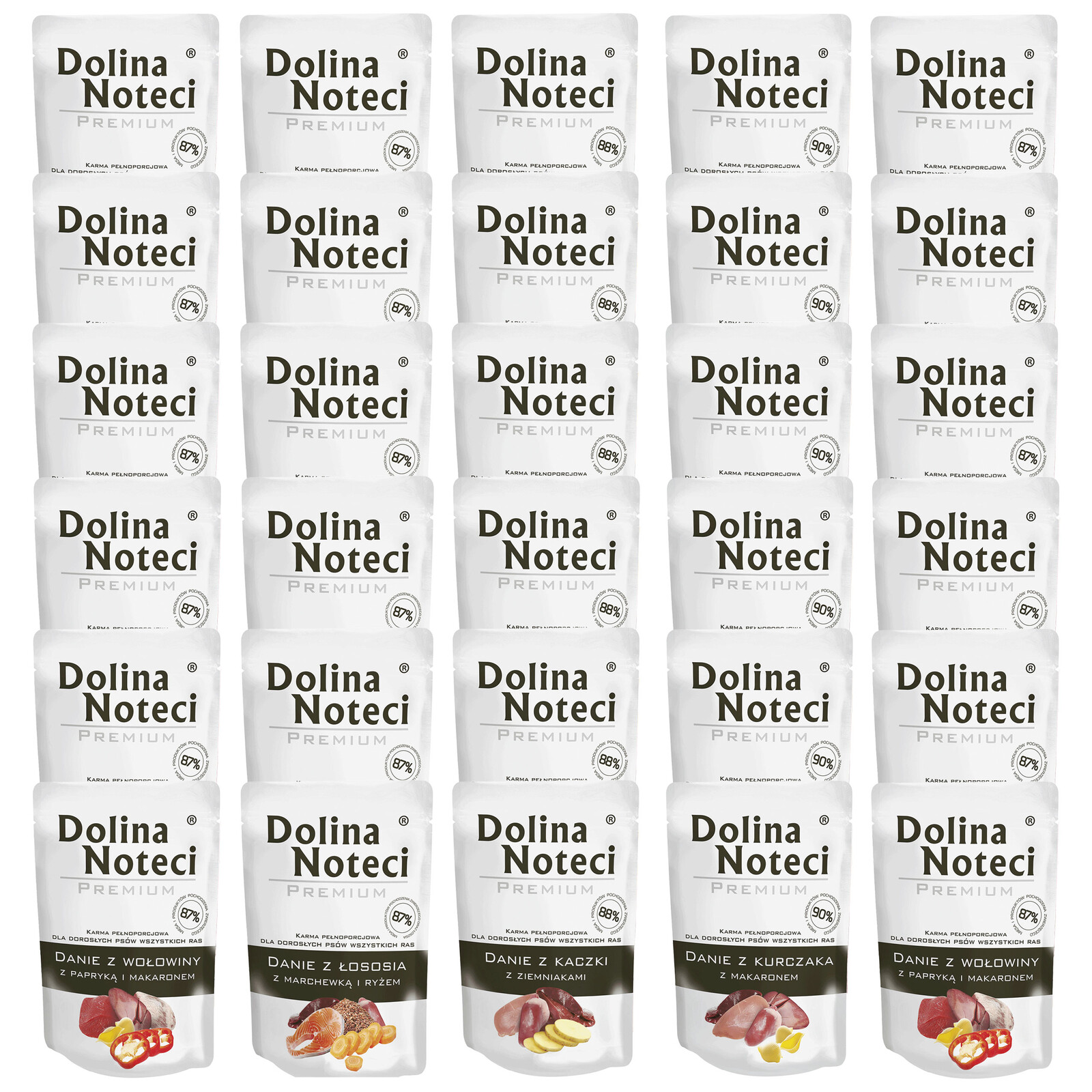 Dolina Noteci Krmivo pro psa Mix Chutí 30 x 300 g