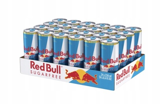 Red Bull Sugarfree Energetický nápoj 24 x 250 ml plechovka [kauce]