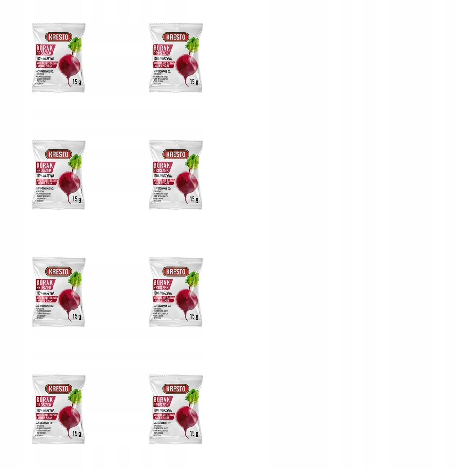 8 x 15 g Kresto Červená Řepa prášek Karton