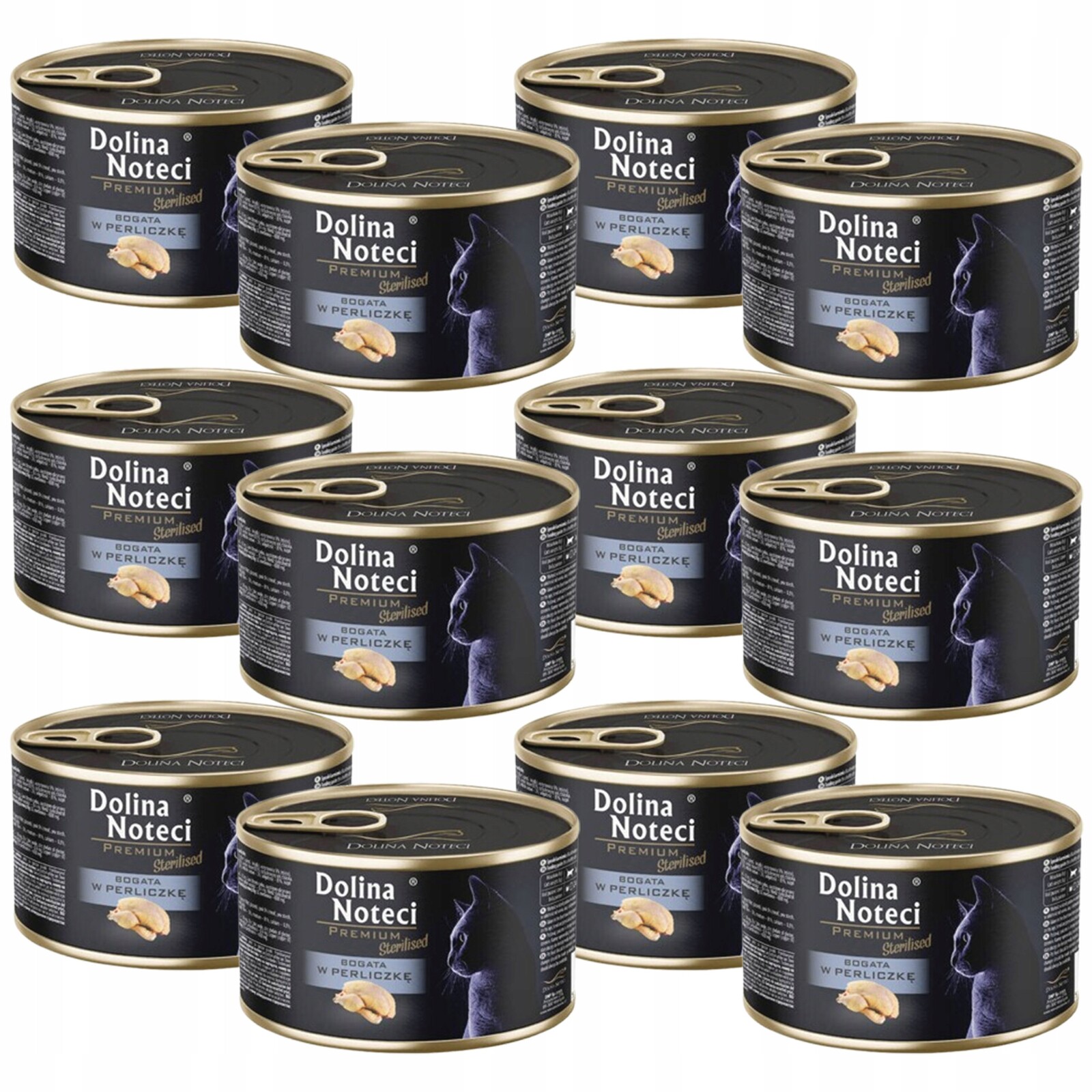 Dolina Noteci Premium Sterilised Krmivo mokré pro kočky Perlička 12 x 185 g