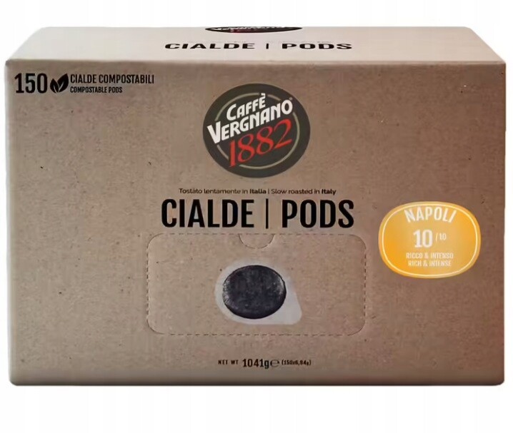 Caffè Vergnano Káva v sáčcích Espresso Napoli Ese Pods 150 kusů