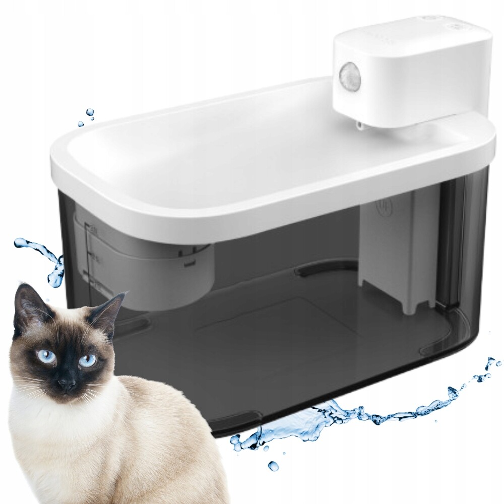 Fontána Napáječka pro kočky psa automat. bezdrátový senzor 3l Dogness