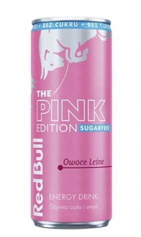 Red Bull The Pink Edition bez cukru lesní ovoce 12 x 250 ml [kauce]
