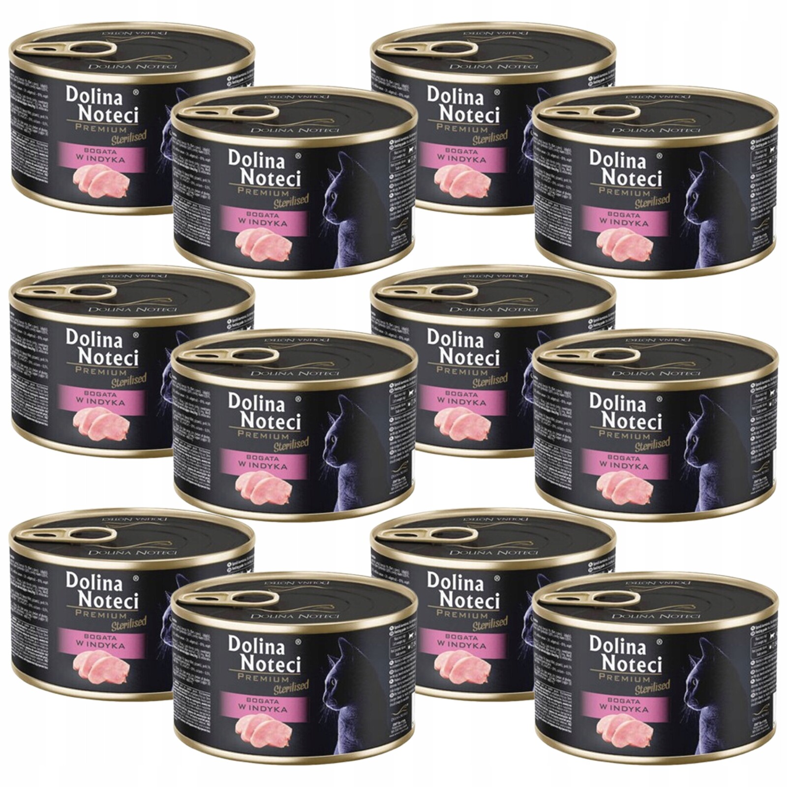 Dolina Noteci Premium Sterilised Krmivo mokré pro kočky Krůta 12 x 185 g