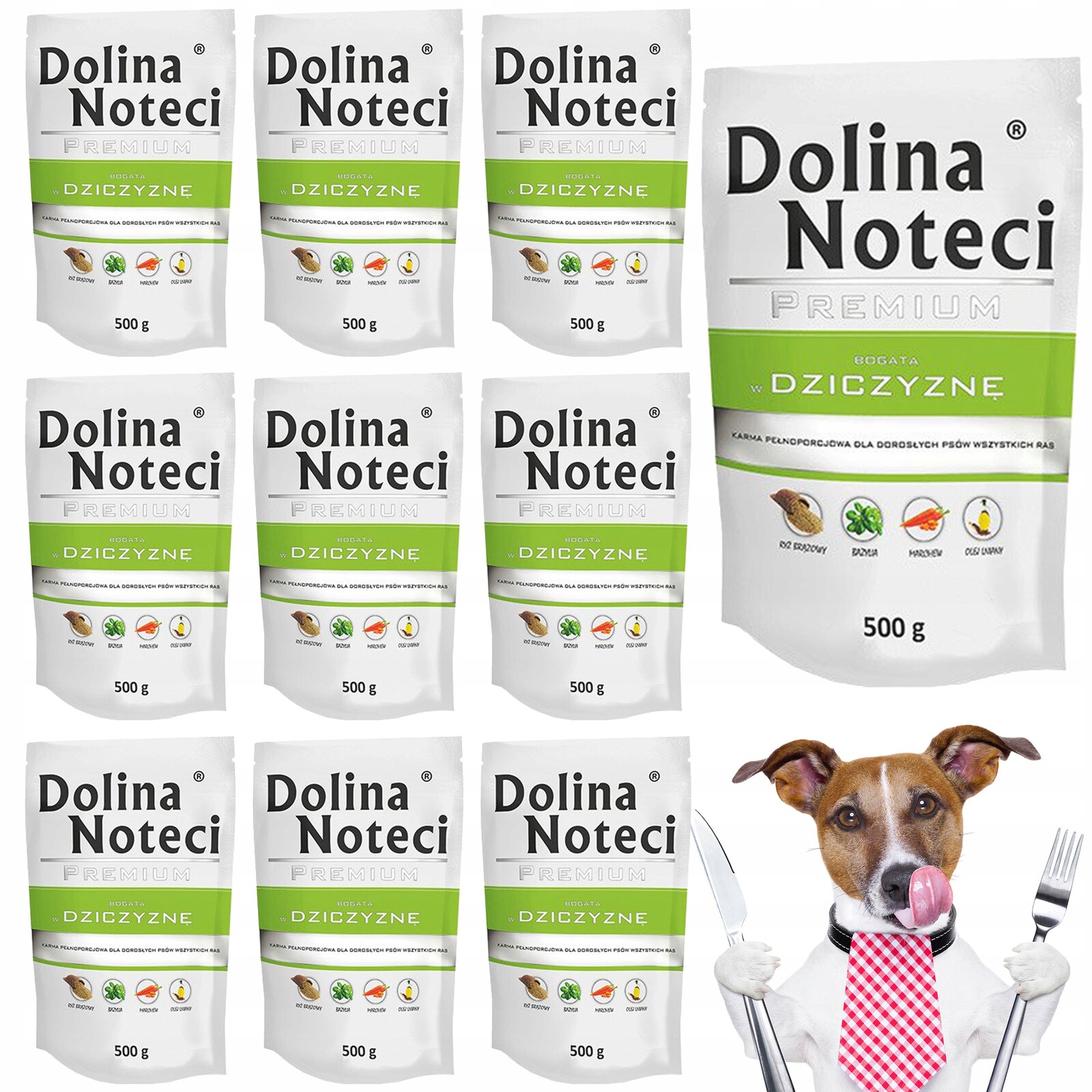 Dolina Noteci Premium Krmivo pro psa Zvěřina 10 x 500 g