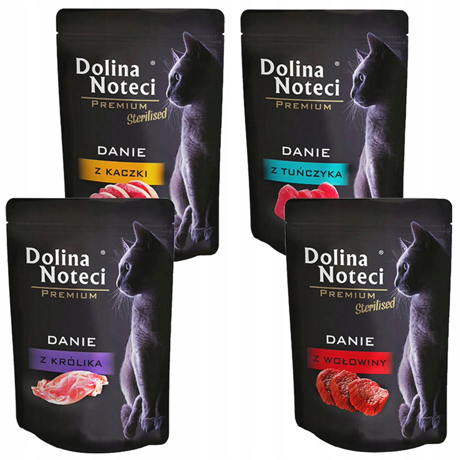 Dolina Noteci Premium krmivo pro kočky pro kočky mix chutí 100 x 85 g, bez obilovin