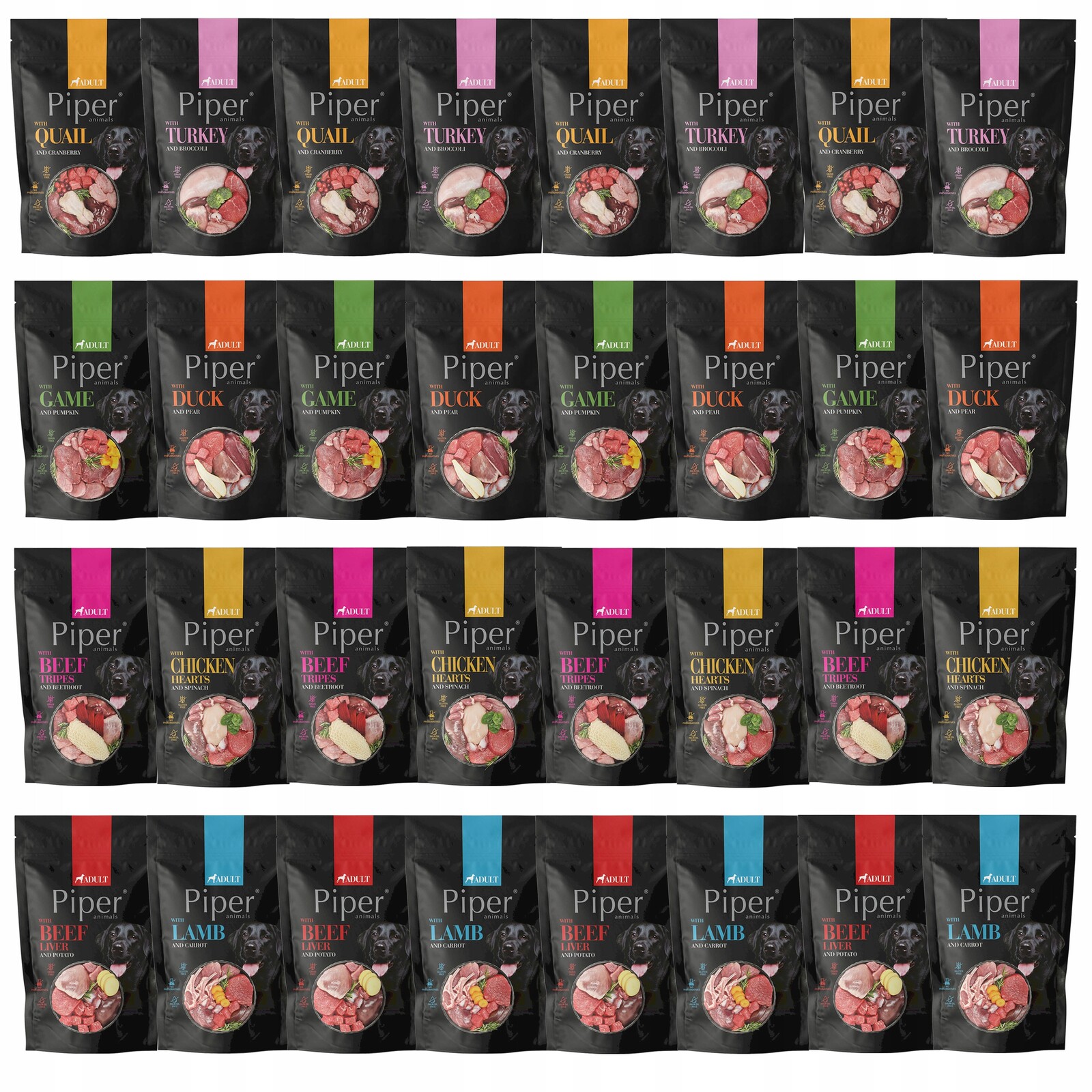 Piper Krmivo mokré pro psa Dolina Noteci Mix Chutí 32 x 500 g