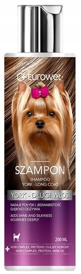 Šampon Pro Psa Plemene York Yorkshire Teriér Dlouhý Vlas Eurowet 200 ML