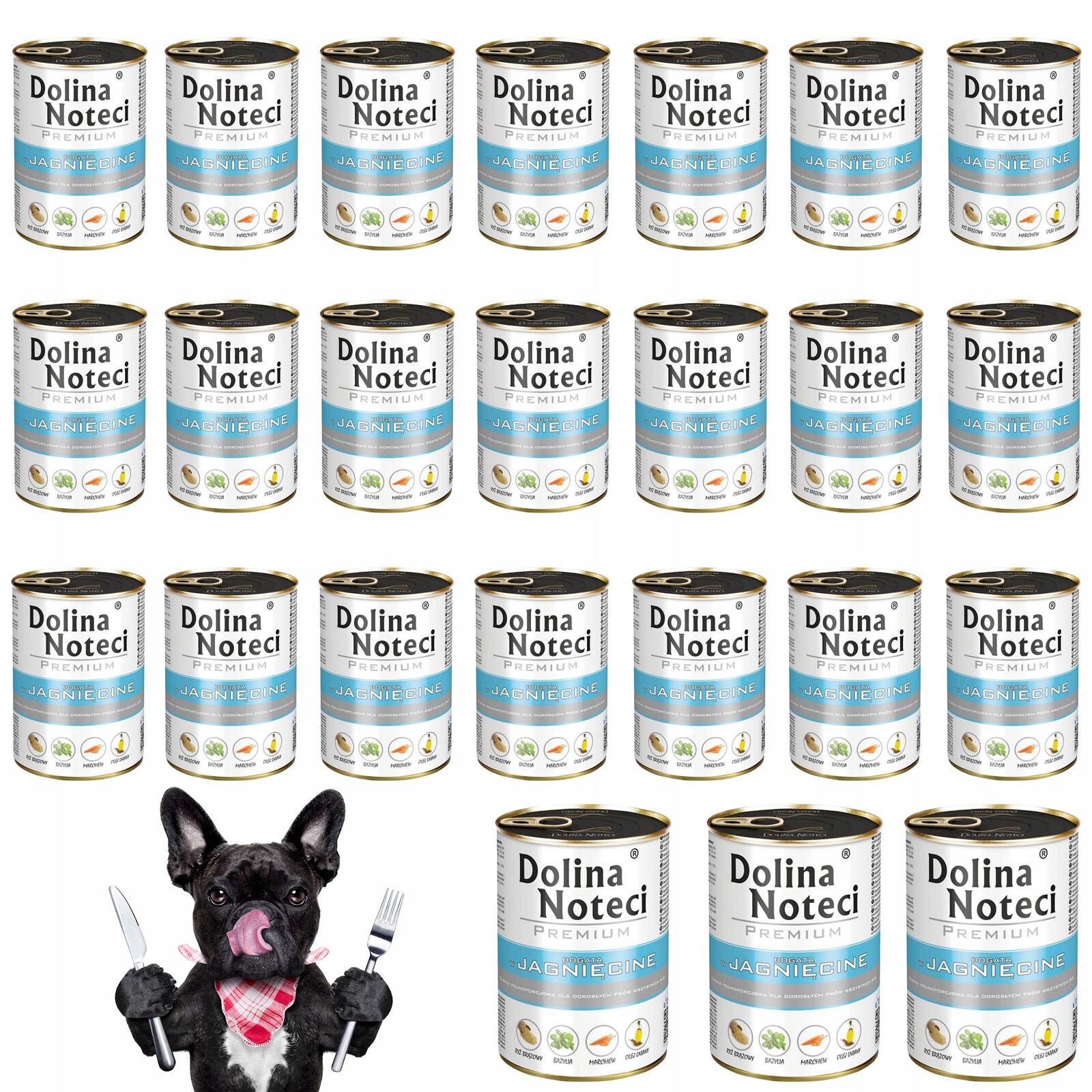 Dolina Noteci Premium Krmivo pro psa Jehněčí 24x400g