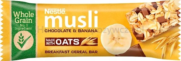 Nestle Tyčinka Musli Čokoláda s banánem 35 g