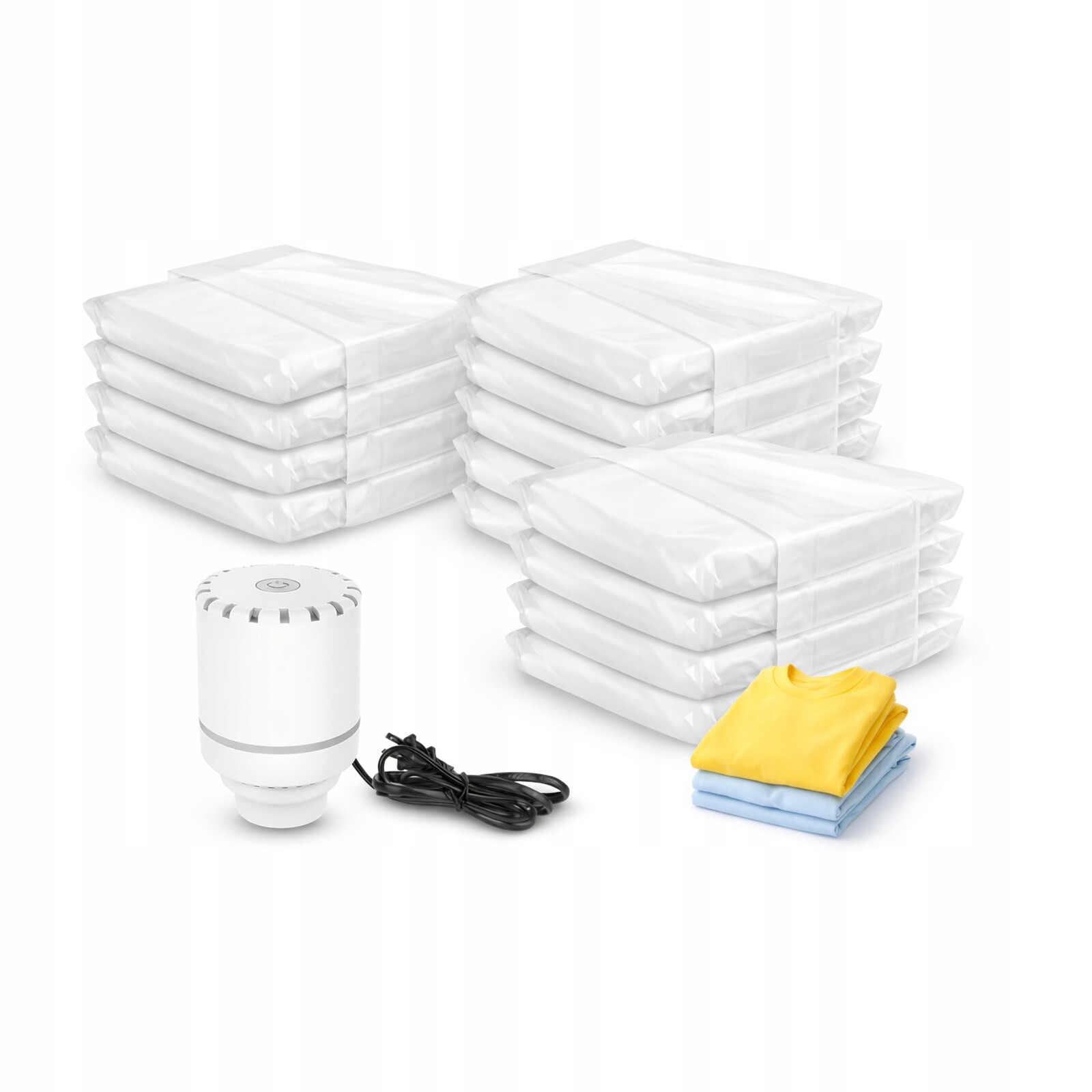 Prožňové sáčky pro vakuové skladování XL L I M 3 Velikosti Pumpa