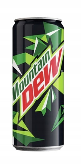 Mountain Dew Sycený nápoj 24 x 330 ml plechovka [kauce]