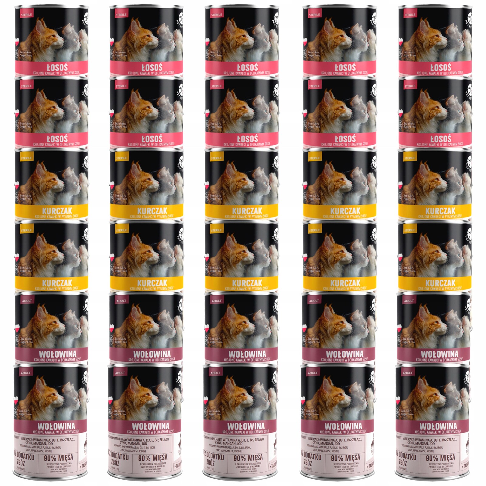 Pet Republic krmivo pro kočky pro kočky mix chutí 30 x 400 g