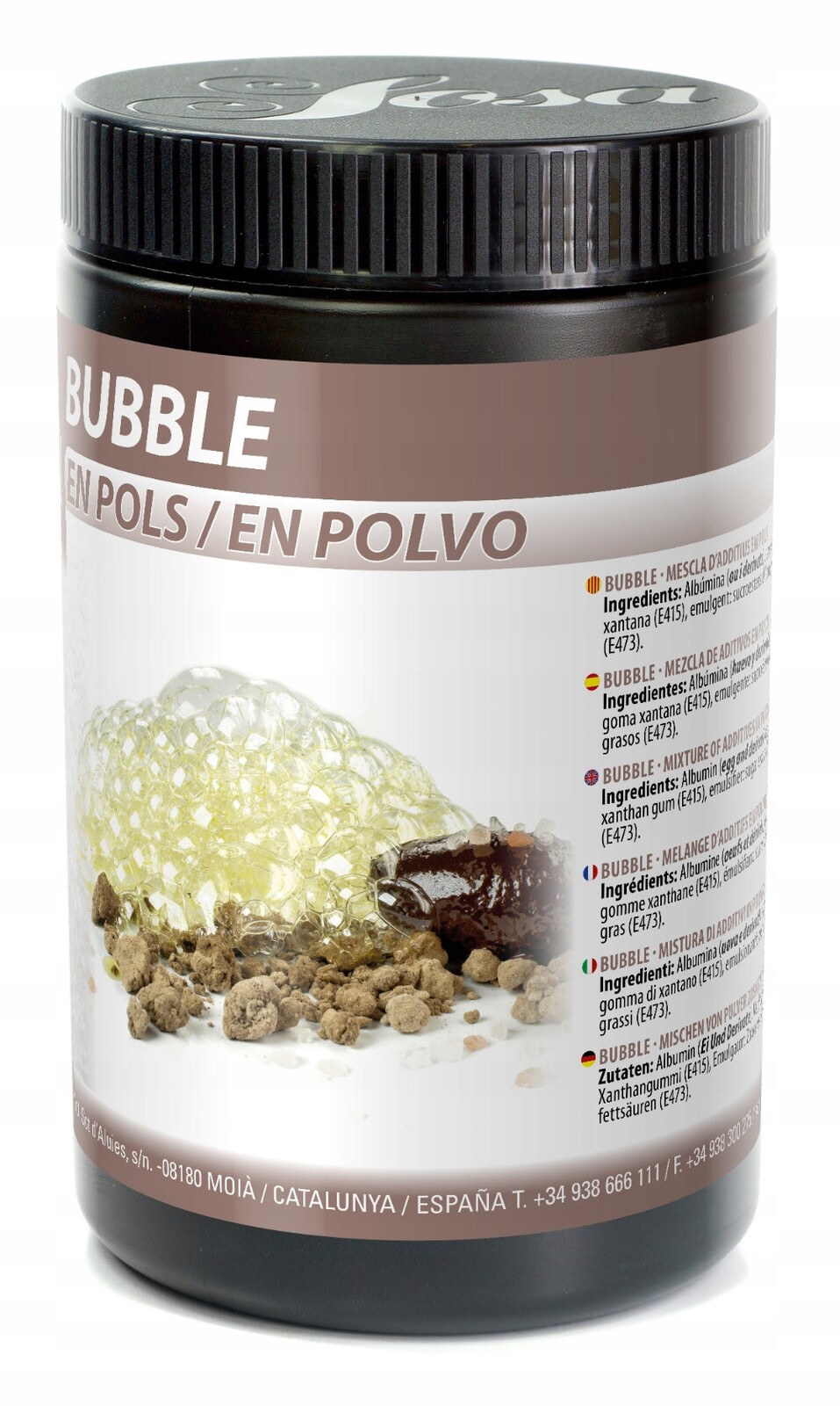 Bubble 500g Sosa Ingredients