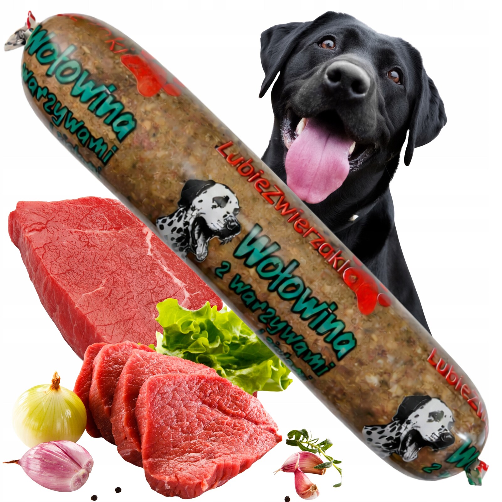 Krmivo mokré pro psa tyčinka s hovězím masem a rýží a bylinkami 300 g 28 ks