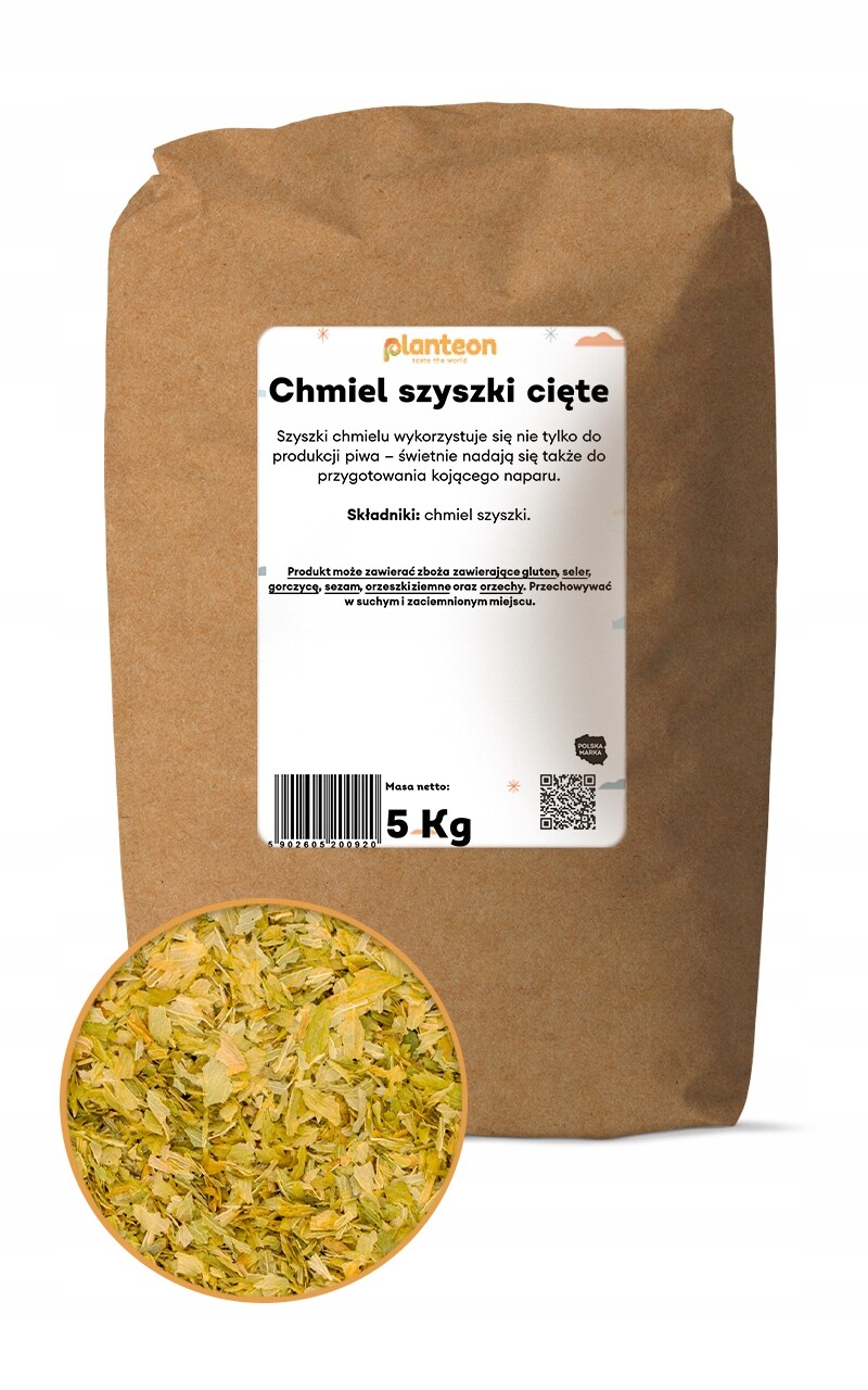 Chmel šišky řezané 5 kg