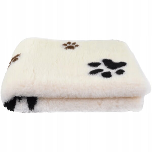 Dry Bed A+ 75X100CM Pelíšek Krémový S Hnědými A Černými Tlapkami Blovi