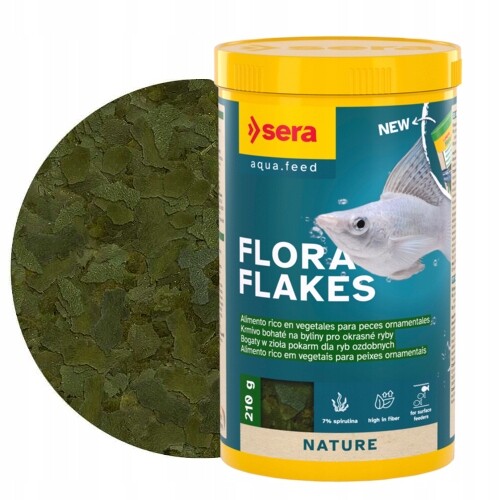 Sera Flora Flakes 1000 ml 210 g krmivo v vločkách
